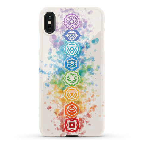 Watercolor Chakra Symbols Phone Case