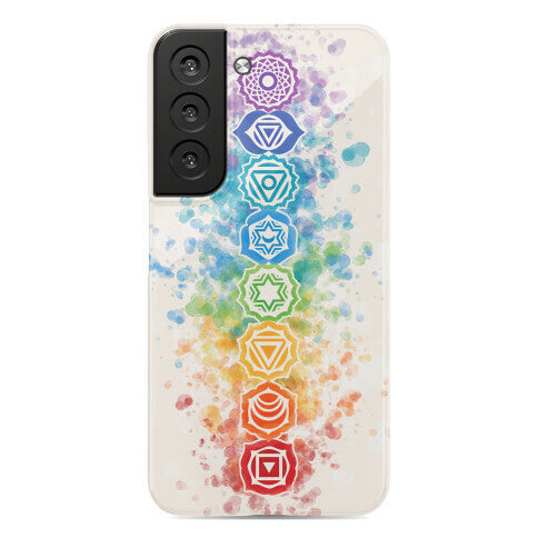 Watercolor Chakra Symbols Phone Case
