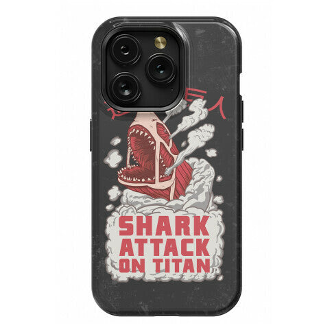 Shark Attack On Titan Phone Case