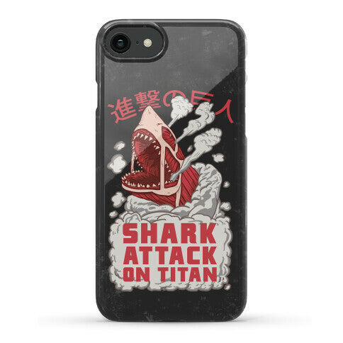 Shark Attack On Titan Phone Case