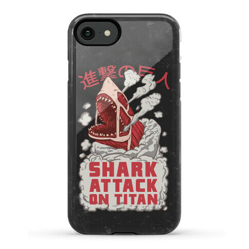 Shark Attack On Titan Phone Case