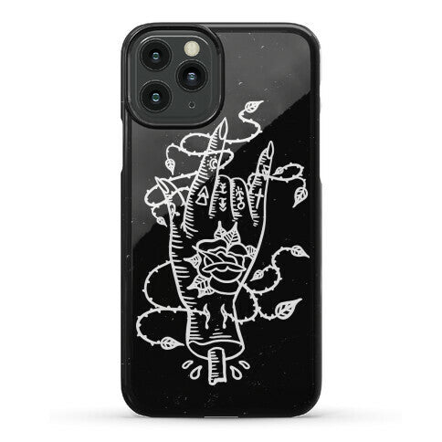 Rock On (Traditional Tattoo) Phone Case