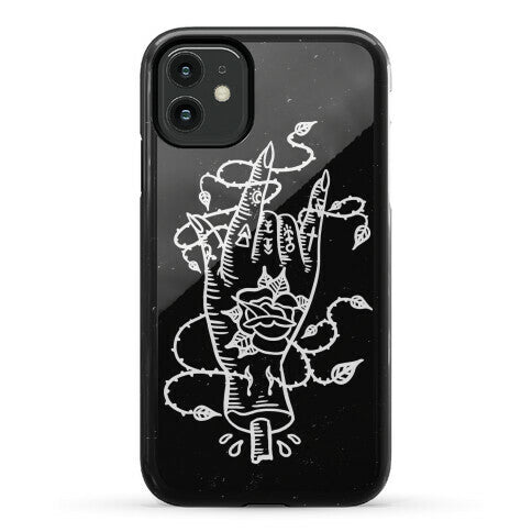 Rock On (Traditional Tattoo) Phone Case