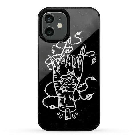 Rock On (Traditional Tattoo) Phone Case