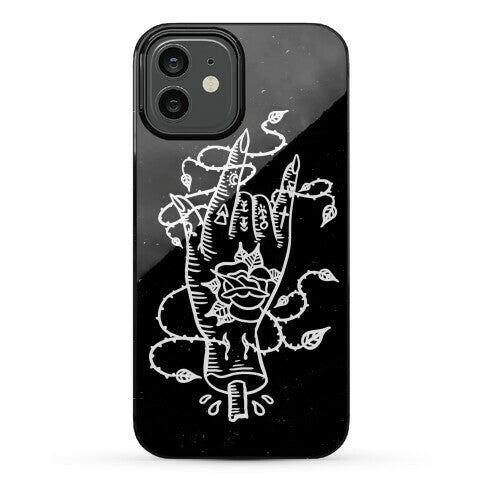 Rock On (Traditional Tattoo) Phone Case