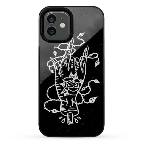 Rock On (Traditional Tattoo) Phone Case