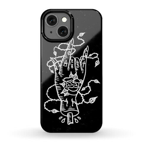 Rock On (Traditional Tattoo) Phone Case