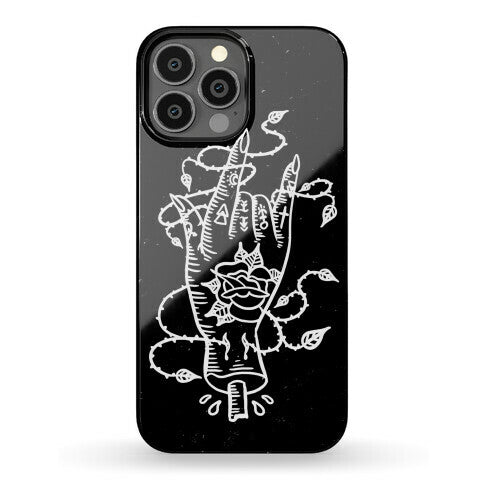 Rock On (Traditional Tattoo) Phone Case