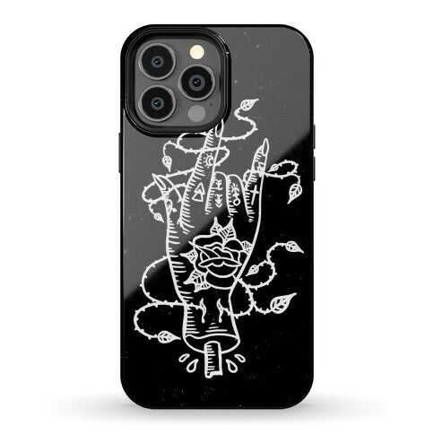 Rock On (Traditional Tattoo) Phone Case