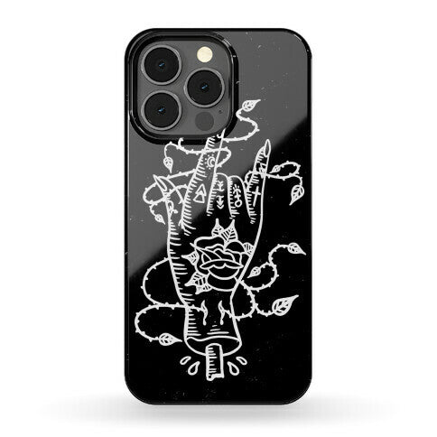 Rock On (Traditional Tattoo) Phone Case