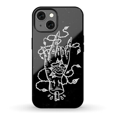 Rock On (Traditional Tattoo) Phone Case