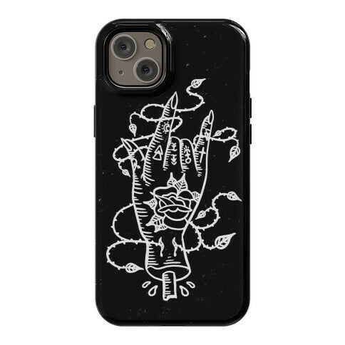 Rock On (Traditional Tattoo) Phone Case