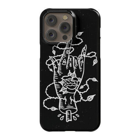 Rock On (Traditional Tattoo) Phone Case