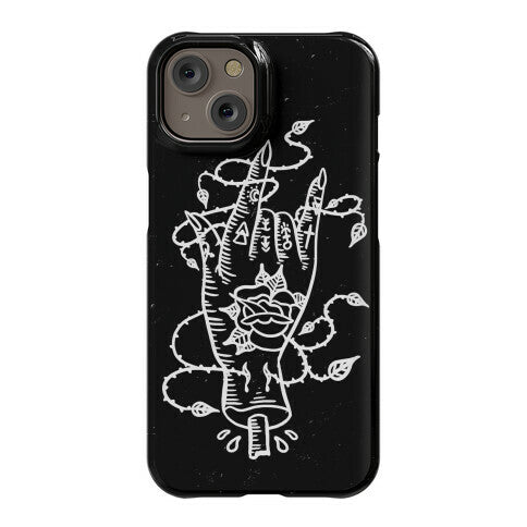 Rock On (Traditional Tattoo) Phone Case