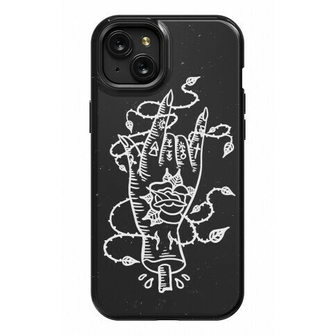 Rock On (Traditional Tattoo) Phone Case