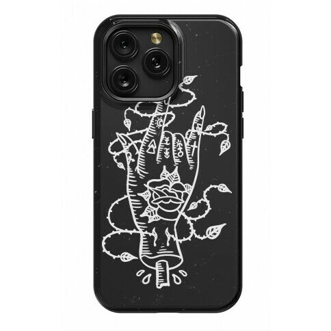 Rock On (Traditional Tattoo) Phone Case