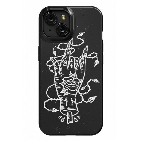 Rock On (Traditional Tattoo) Phone Case