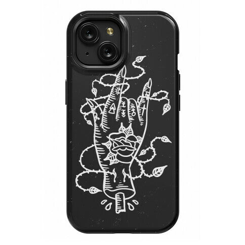 Rock On (Traditional Tattoo) Phone Case