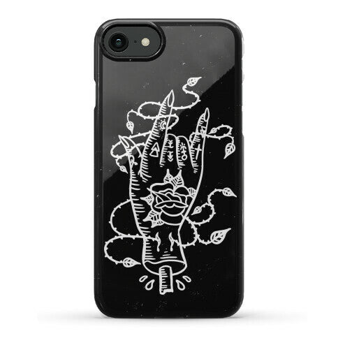 Rock On (Traditional Tattoo) Phone Case