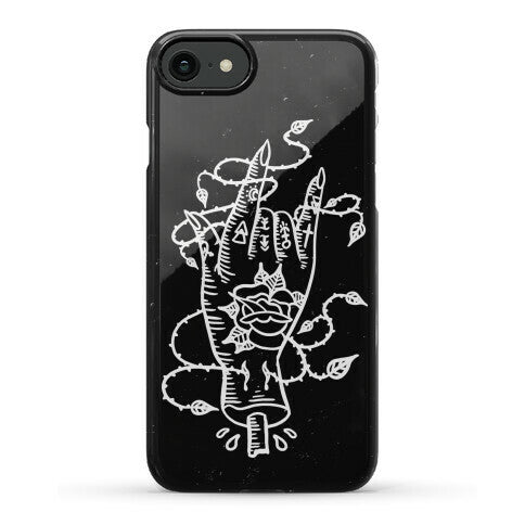 Rock On (Traditional Tattoo) Phone Case