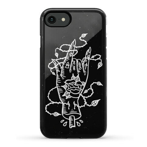 Rock On (Traditional Tattoo) Phone Case