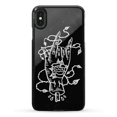 Rock On (Traditional Tattoo) Phone Case