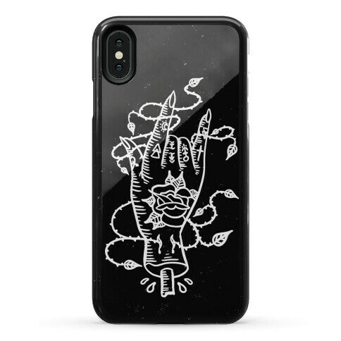 Rock On (Traditional Tattoo) Phone Case