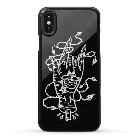 Rock On (Traditional Tattoo) Phone Case