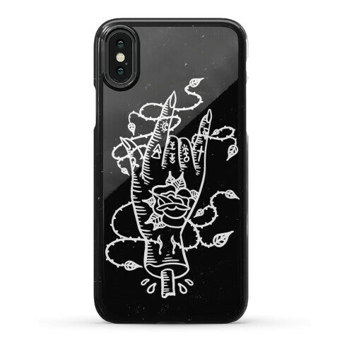 Rock On (Traditional Tattoo) Phone Case
