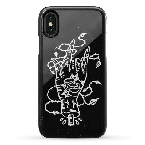 Rock On (Traditional Tattoo) Phone Case