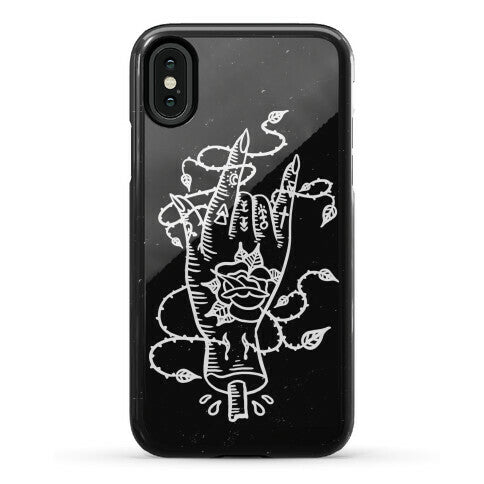 Rock On (Traditional Tattoo) Phone Case