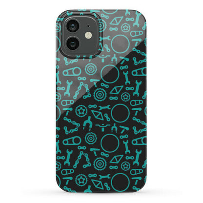 Bike Parts Pattern Phone Case