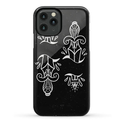 Illuminati Tattoo Daggers Phone Case