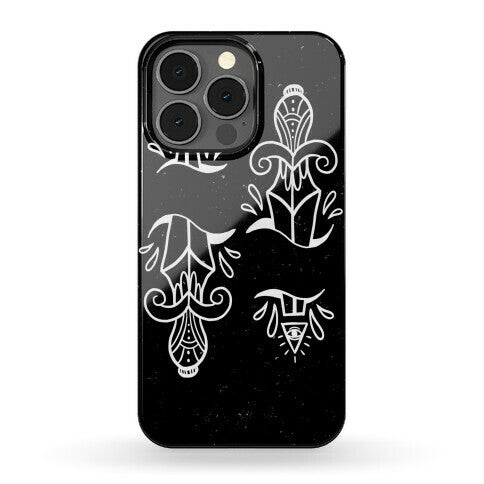 Illuminati Tattoo Daggers Phone Case