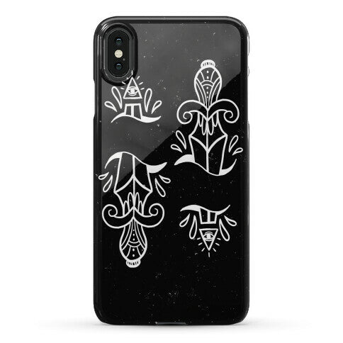 Illuminati Tattoo Daggers Phone Case