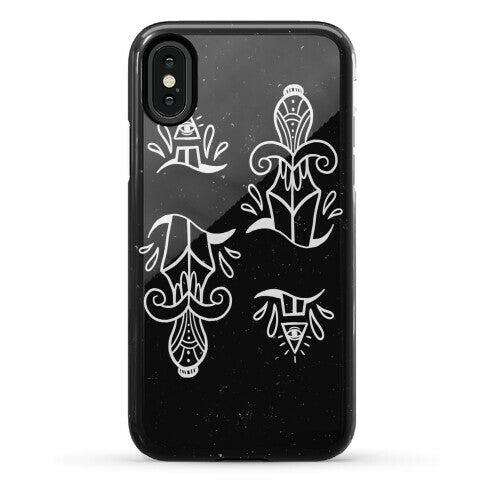 Illuminati Tattoo Daggers Phone Case