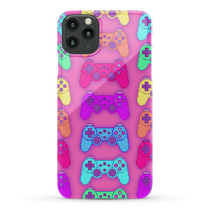 Rainbow Pixel Game Controller Phone Case