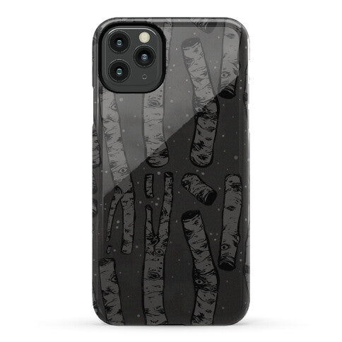 Birch Trees and Runes Phone Case