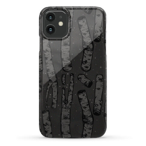 Birch Trees and Runes Phone Case