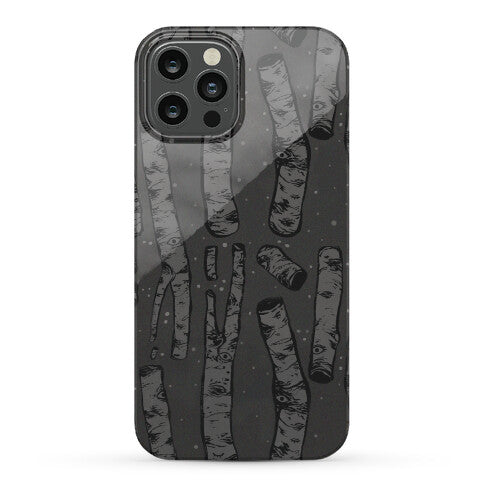 Birch Trees and Runes Phone Case