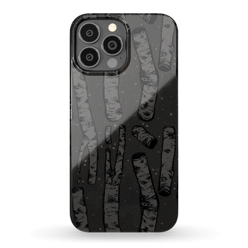 Birch Trees and Runes Phone Case