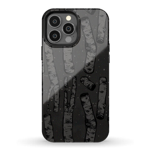 Birch Trees and Runes Phone Case