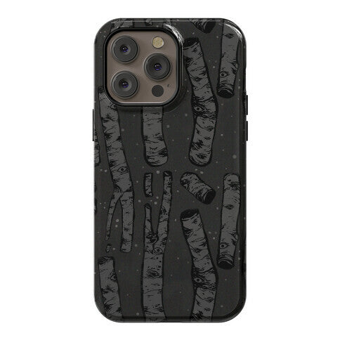 Birch Trees and Runes Phone Case