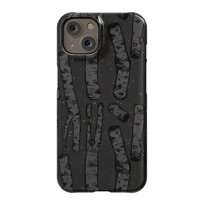 Birch Trees and Runes Phone Case