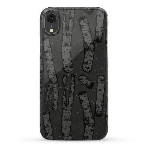 Birch Trees and Runes Phone Case