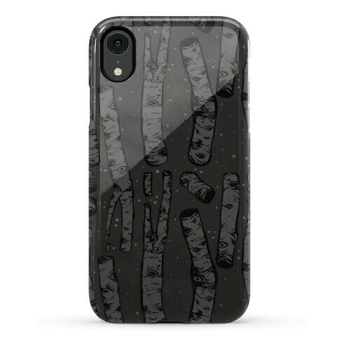 Birch Trees and Runes Phone Case