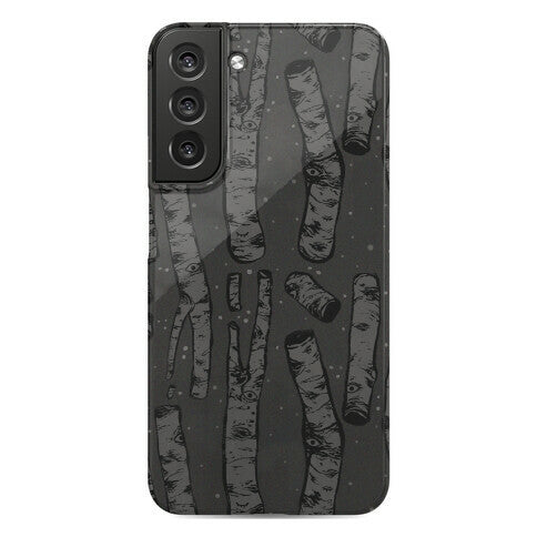 Birch Trees and Runes Phone Case