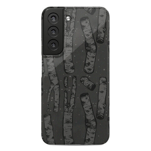 Birch Trees and Runes Phone Case