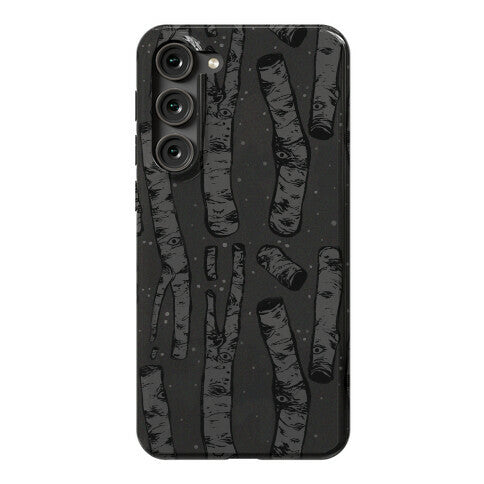 Birch Trees and Runes Phone Case