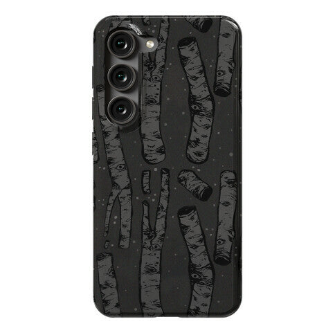 Birch Trees and Runes Phone Case